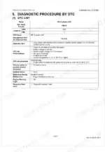 Kubota V3800-CR-TE4, V3800-CR-TIE4 diagnostic table for DTC P0016, NE-G phase shift detection conditions and parameters.