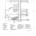 Kubota V3800-CR-TE4, V3800-CR-TIE4 system wiring diagram for common rail engine sensors and components.
