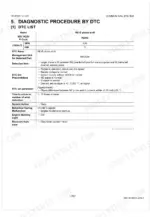 kubota-v6108-cr-tie4-tractor-diagnostic-manual-9y110-01860-error-codes-87.webp Kubota V6108-CR-TIE4 diagnostic procedure table for DTC P0016 NE-G phase shift common rail system error code details.