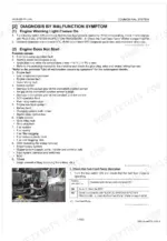 kubota-v6108-cr-tie4-tractor-diagnostic-manual-9y110-01860-procedures-49.webp Kubota V6108-CR-TIE4 troubleshooting guide for engine warning light, no-start causes, and fuel feed pump inspection.