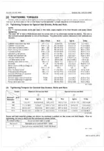 kubota-wg1005-df1005-gasoline-lpg-engine-workshop-manual-torque-38.webp Kubota WG1005, DF1005 engine service manual page showing tightening torque specifications for special and general bolts.