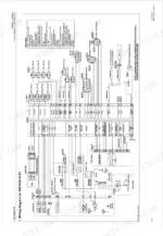 Kubota WG1605-E3 engine wiring diagram showing MDGCP, sensors, relays, fuses, and connector pinouts for electrical system.