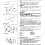 Kubota Z122R-AU, Z122RKW-AU service manual page for mower blade replacement, sharpening, and belt replacement procedures.