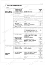 kubota-z122r-au-z122rkw-au-utility-vehicle-workshop-manual-9y111-13423-troubleshooting-58.webp Kubota Z122R-AU, Z122RKW-AU engine troubleshooting table for starting issues, power loss, and sudden stops.