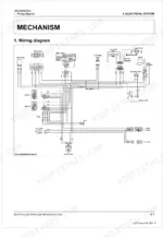 kubota-z231br-au-to-z251kh-au-zero-turn-mower-service-manual-9y111-22201-wiring-145.webp Kubota Z231BR-AU, Z231KH-AU, Z251BR-AU, Z251KH-AU electrical system wiring diagram showing switches, relays, and battery.