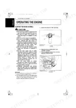 kubota-z482-e-to-d902-e-diesel-engine-operator-manual-operations-14.webp Kubota Z482-E, Z602-E, D662-E, D722-E, D782-E, D902-E engine starting procedure, fuel lever, and speed control diagrams.