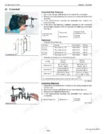 Kubota Z482-E2B, Z602-E2B, D662-E2B, D722-E2B, D782-E2B, D902-E2B crankshaft side clearance and alignment inspection procedures.