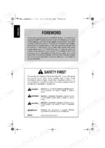 Kubota Z482-E4, Z602-E4, D722-E4, D782-E4, D902-E4, D902-T-E4 manual foreword and safety alert symbol definitions page.