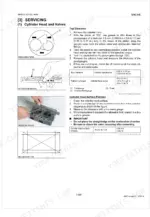 kubota-z482-e4b-to-d902-e4b-diesel-engine-workshop-manual-9y111-07850-procedures-115.webp Kubota Z482-E4B, Z602-E4B, D722-E4B, D782-E4B, D902-E4B cylinder head top clearance and surface flatness inspection procedures.