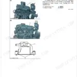 Kubota Z602-E, D902-E engine half-floating cylinder head cover and rubber packing diagram and photos.