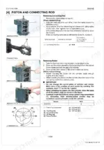 kubota-zd1011-au-mower-service-manual-9y111-13704-exploded-view-132.webp Kubota ZD1011-AU engine piston and connecting rod removal, installation, and ring gap alignment procedures.