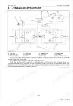 kubota-zd1011-au-mower-service-manual-9y111-13704-hydraulic-210.webp Kubota ZD1011-AU hydraulic system diagram showing pump, control valve, hydrostatic transmission, and mower lift cylinder.