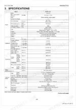 kubota-zd1011-au-mower-service-manual-9y111-13704-specs-15.webp Kubota ZD1011-AU technical specifications table including engine, capacities, dimensions, weight, and PTO data.