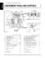 Kubota ZD1211, ZD1211R, ZD1211L, ZD1211RL instrument panel and controls diagram with numbered component index list.