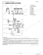 kubota-zd1211-to-zd1211rl-zero-turn-mower-service-manual-exploded-view-77.webp Kubota ZD1211, ZD1211R, ZD1211L, ZD1211RL engine lubricating system diagram showing oil pump, filter, and flow path.