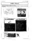 Kubota ZD18, ZD21 service manual page showing safety decal locations, warning labels, and danger sign part numbers.