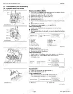 Kubota ZD21N-EC, ZD21-EC, ZD28-EC engine disassembly procedures for dynamo, fan belt, cylinder head cover, and injection pipes.