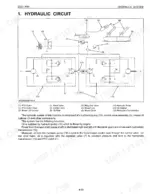 kubota-zd221-48-zd221-54-zero-turn-mower-shop-manual-hydraulic-187.webp Kubota ZD221-48, ZD221-54 hydraulic circuit diagram showing pump, control valve, mower lift cylinder, and transmissions.