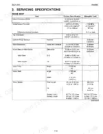 kubota-zd221-48-zd221-54-zero-turn-mower-shop-manual-specs-77.webp Kubota ZD221-48, ZD221-54 engine body servicing specifications table including valve clearance, compression, and spring data.