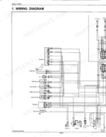 kubota-zd221-48-zd221-54-zero-turn-mower-shop-manual-wiring-205.webp Kubota ZD221-48, ZD221-54 wiring diagram showing controller, seat switch, PTO, safety switches, regulator, and starter.