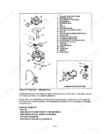 kubota-zg20-zg23-zero-turn-mower-service-manual-exploded-view-103.webp Kubota ZG20, ZG23 carburetor exploded view diagram showing components, accelerator pump, and repair kit list.