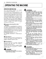Kubota ZG222A-AU, ZG227A-AU operating instructions, break-in procedures, and safety warnings for new machines.