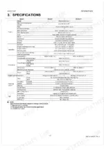 Kubota ZG332P and ZG332LP mower technical specifications table including engine, capacities, dimensions, and PTO data.