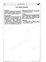 Landini 5860-9880 cab wiring diagram, Borletti unit component list, fusebox index, and wire color code reference guide.