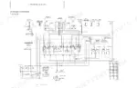 Manitou America Z25, 250Z hydraulic circuit schematic showing pump, control valve, cylinders, and relief valve pressure table.