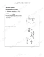 Manitou America Z25, 250Z engine removal procedure, showing drain plug locations and rear engine hood cover removal.