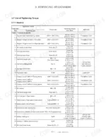 Manitou America Z55, 550Z service manual table listing machine tightening torque specifications for engine and electrical components.