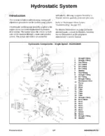 Manitou Americas Gehl R135, Gehl R150, Gehl R165, Mustang 1350R, Mustang 1500R, Mustang 1650R hydrostatic system parts diagram