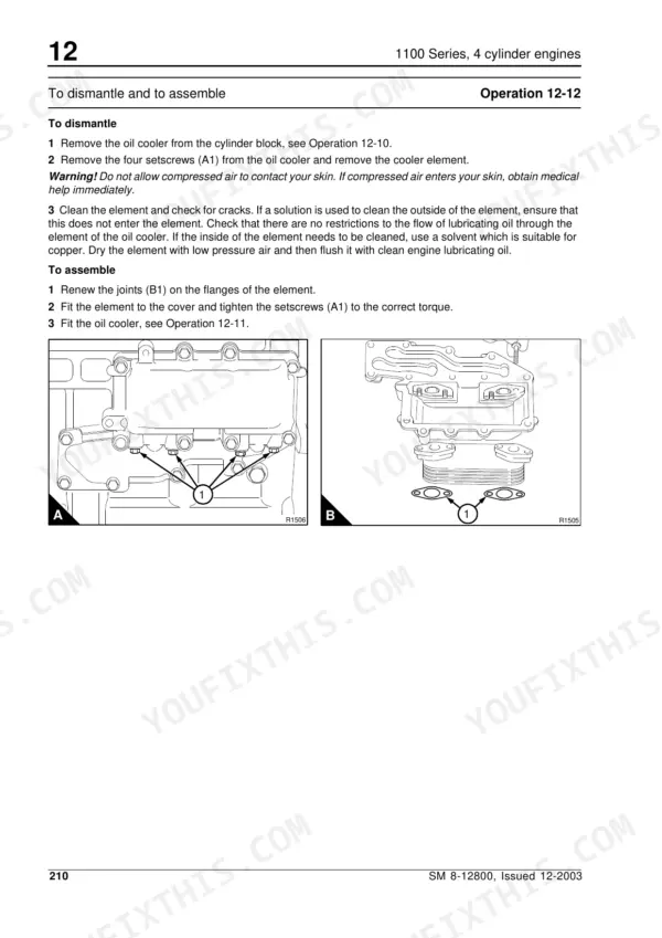 McCormick CX75 service manual - Operation 12-12