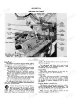 Mccormick Farmall 230, McCormick Farmall 230 Tractor diagram showing operator controls, brake pedals, and clutch pedal.