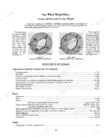 Mccormick Farmall 230, McCormick Farmall 230 Tractor rear wheel weight diagrams and engine capacity specifications table.
