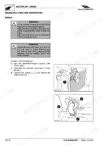 mccormick-gx-to-50h-tractor-service-manual-sm-8-30140-gb-procedures-62.webp McCormick GX 40H, GX 45H, GX 50H engine splitting procedure, horn electrical connection, and intake sleeve removal.