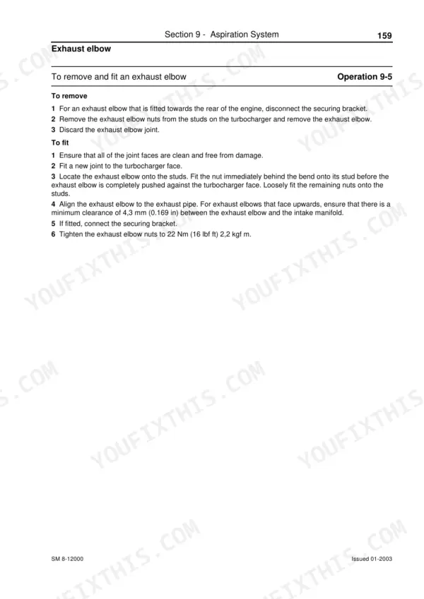 McCormick MC80-MC135 service manual - Section 9 - Aspiration System