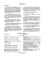 Mccormick W4 Tractor, McCormick W4 Tractor hydraulic fluid maintenance procedures and hard to start troubleshooting table.