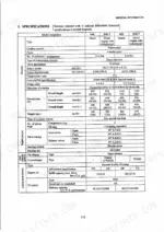 mitsubishi-s4k-s6k-excavator-service-manual-99499-10190-specs-9.webp Mitsubishi S4K, S6K engine specifications table including dimensions, weight, valve timing, and lubrication system data.
