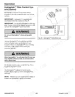 mustang-1750rt-to-nxt3-compact-track-loader-service-manual-50940165-procedures-102.webp Mustang 1750RT, 1750RT NXT2/3, 2100RT, 2100RT NXT2/3, 2500RT, 2500RT NXT3 Hydraglide ride control operation and button diagram.