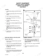 mustang-2040-2050-skid-steer-loader-service-manual-001-49966-troubleshooting-17.webp Mustang 2040, 2050 parking brake assembly service, repair, and brake disc removal installation procedures with diagram.