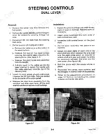 mustang-2060-2070-skid-steer-loader-service-manual-001-69975-hydraulic-40.webp Mustang 2060, 2070 dual lever steering controls removal and installation procedures with cable and shim diagrams.