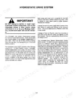 mustang-2064-2074-skid-steer-loader-service-manual-000-88025-exploded-view-72.webp Mustang 2064, 2074 hydrostatic drive system description, including Sauer-Danfoss pump and Rexroth motor operation.