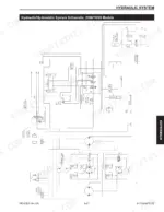 mustang-2066-2076-2086-skid-steer-loader-service-manual-917098-hydraulic-schematic-153.webp Mustang 2066, 2076, 2086 hydraulic and hydrostatic system schematic diagram showing pumps, cylinders, and valves.