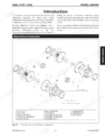 mustang-2099-to-2109-skid-steer-loader-service-manual-917036-ap0704-torque-51.webp Mustang 2099, 2107 (EU), 2109 exploded view diagram of wheel drive components, axle, sprockets, and hardware parts list.