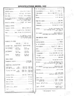 mustang-332-to-552-skid-steer-loader-service-manual-087-00184-troubleshooting-28.webp Mustang 332, 342, 442, 552 specifications table for Model 342, including fluid capacities, engine, and hydraulic data.