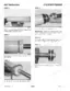 Mustang 634 telehandler hydraulic cylinder repair procedure steps 2 through 7 showing gland nut and piston removal.