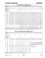 mustang-642-844-telehandler-service-manual-913250-torque-19.webp Mustang 642, 844 service manual page showing SAE and Metric fastener torque specification charts in lb-ft and Nm.
