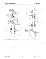 mustang-me12002-compact-excavator-service-manual-909768-bp1207-exploded-view-178.webp Mustang ME12002 exploded view diagram of the hydraulic pilot valve assembly showing internal components and seals.