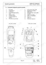 mustang-me5002-me6002-me6502-compact-excavator-service-manual-918172-controls-150.webp Mustang ME5002, ME6002, ME6502 service manual diagram identifying left and right joystick console operating elements.